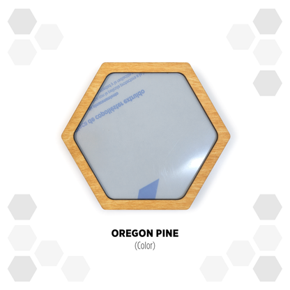 Oregon Pine modular hexagon Photo Frame